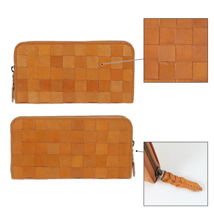 フェス 財布 通販 fes メッシュ 編み込み 長財布 レディース 本革 牛革