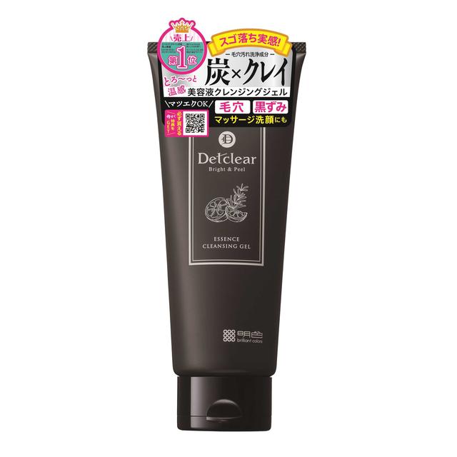 明色化粧品 DETクリア美容液クレンジングジェル 炭クレイ 180g: サン