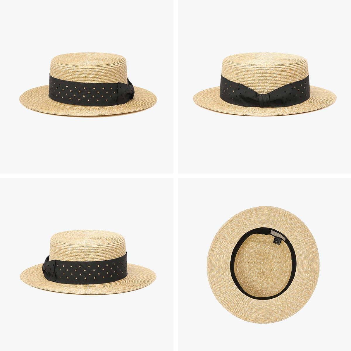 CA4LA ハット 帽子 レディース 春夏 春 夏 カシラ カンカン帽 麦わら