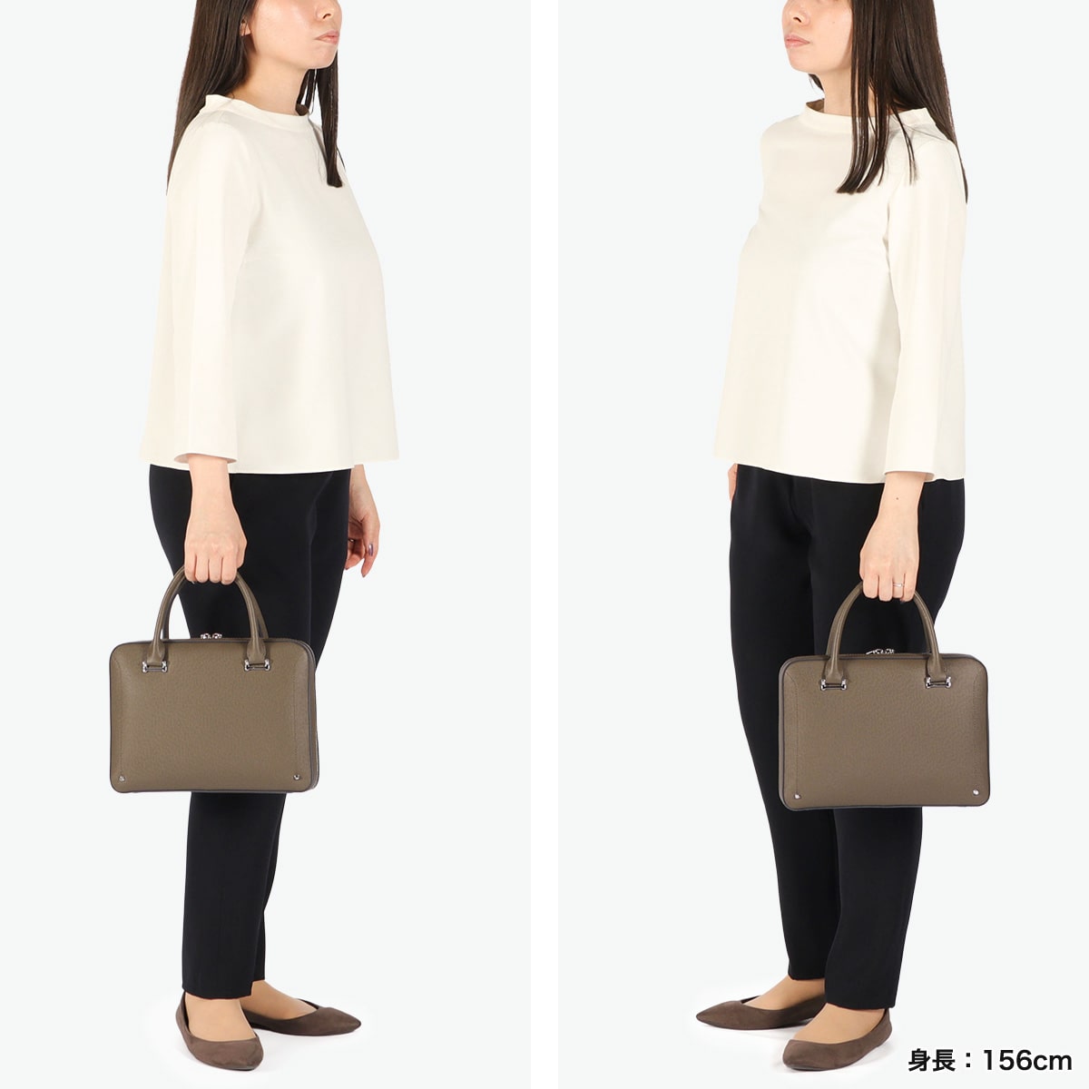 キーファーノイ ブリーフケース メンズ レディース 本革 軽量 薄マチ