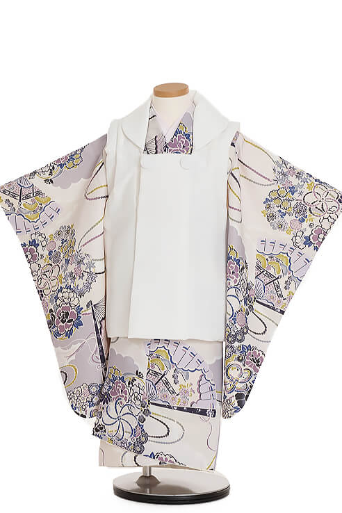 本日限定 七五三直前特別割引！お宮参り 七五三 3歳 着物セット 花柄