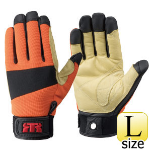 トンボレックス ロープレスキュー用山羊革手袋 G－REX85R 5本