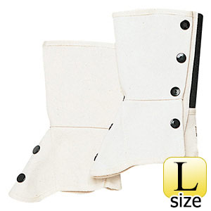 ML－1201 帆布 脚絆 ホック式 白 L | 【ミドリ安全】公式通販