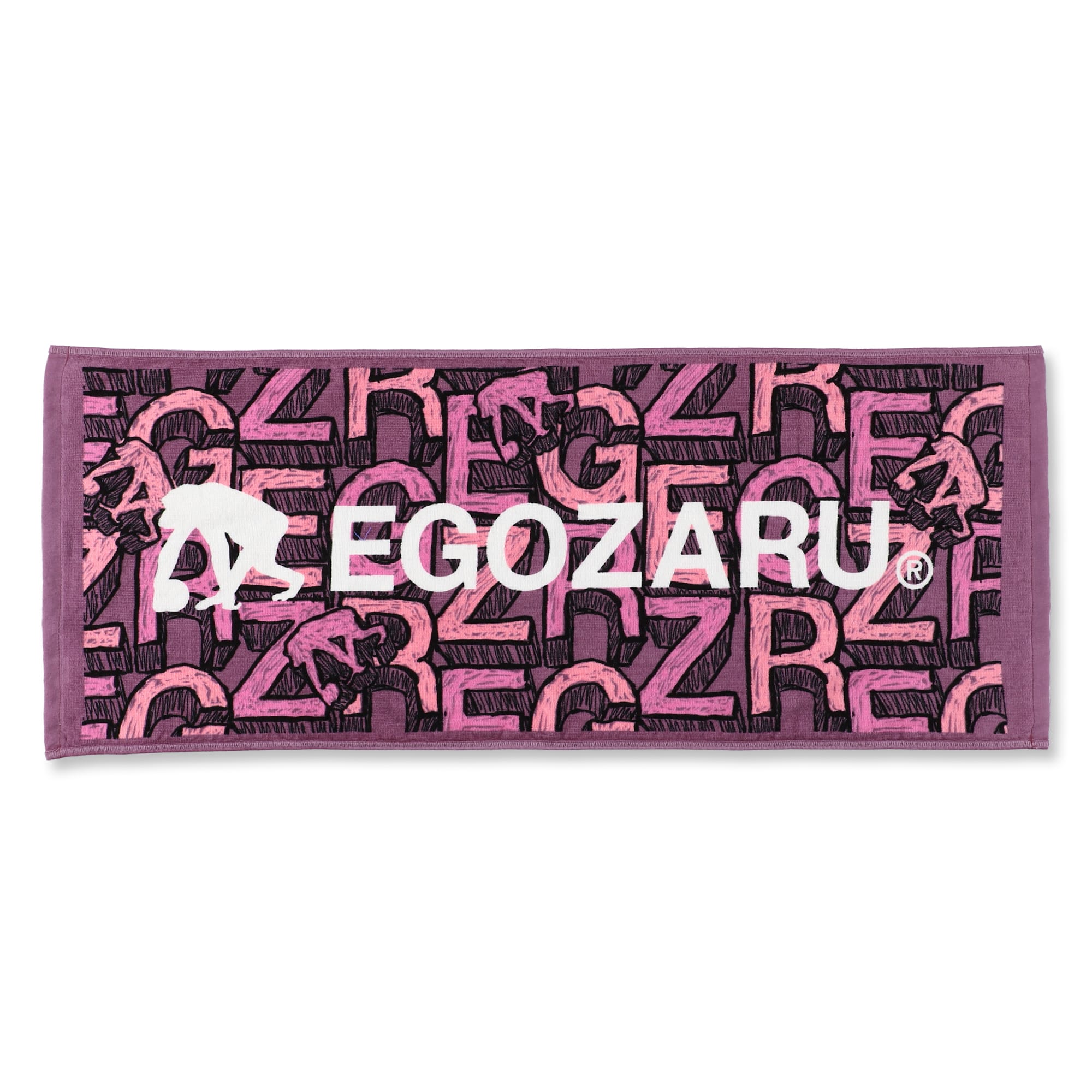 スクリブルブロック スポーツフェイスタオル – EGOZARU ONLINE STORE