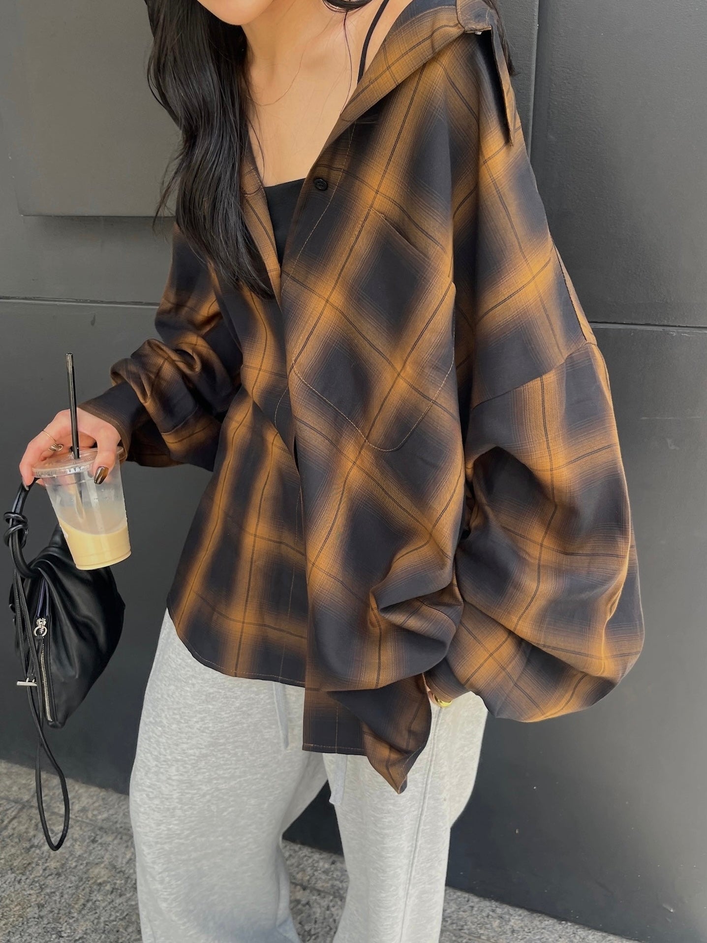 FADE CHECK OVER SHIRT | efu(エフ)official通販サイト – efu official