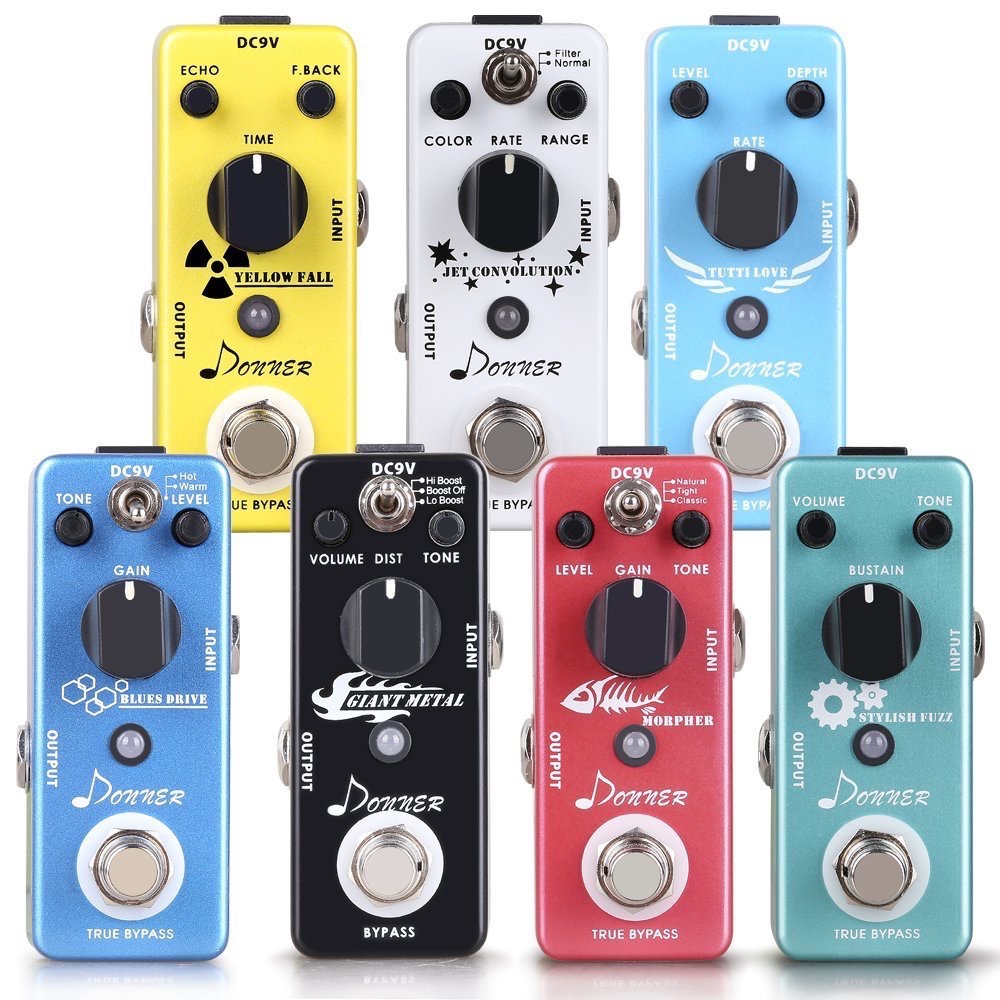 Donnerのエフェクターが安くて評判が良い！コンパクトで利便性が高いの