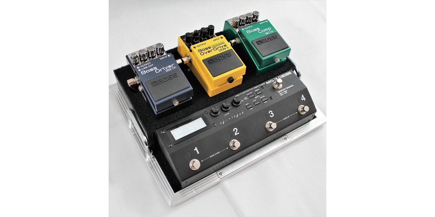BOSSからMS-3が出る。待望のマルチエフェクター内蔵型プログラマブル