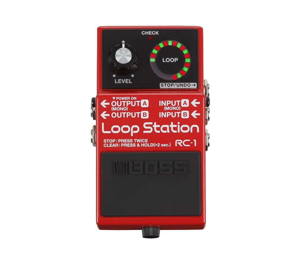 BOSS RC-1 Loop Station - BOSSのルーパーの中でも最もシンプルな設計