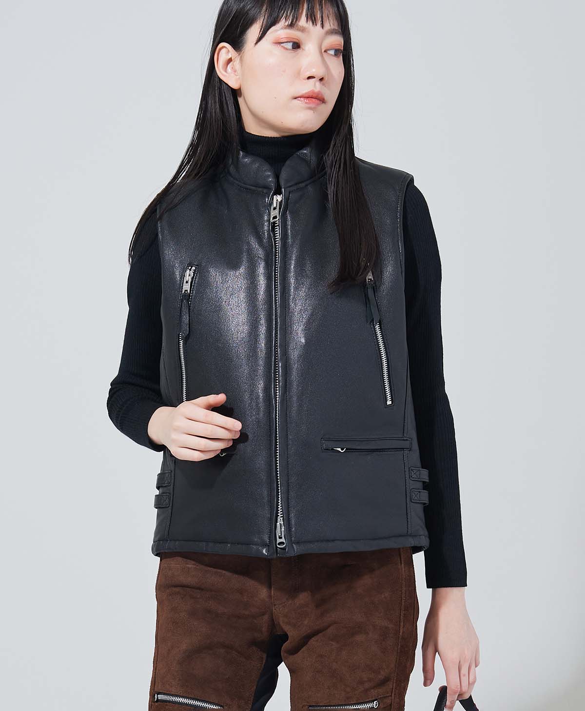 革ベスト レザーダウン ベスト｜カドヤ公式オンラインショップ｜RIDERS