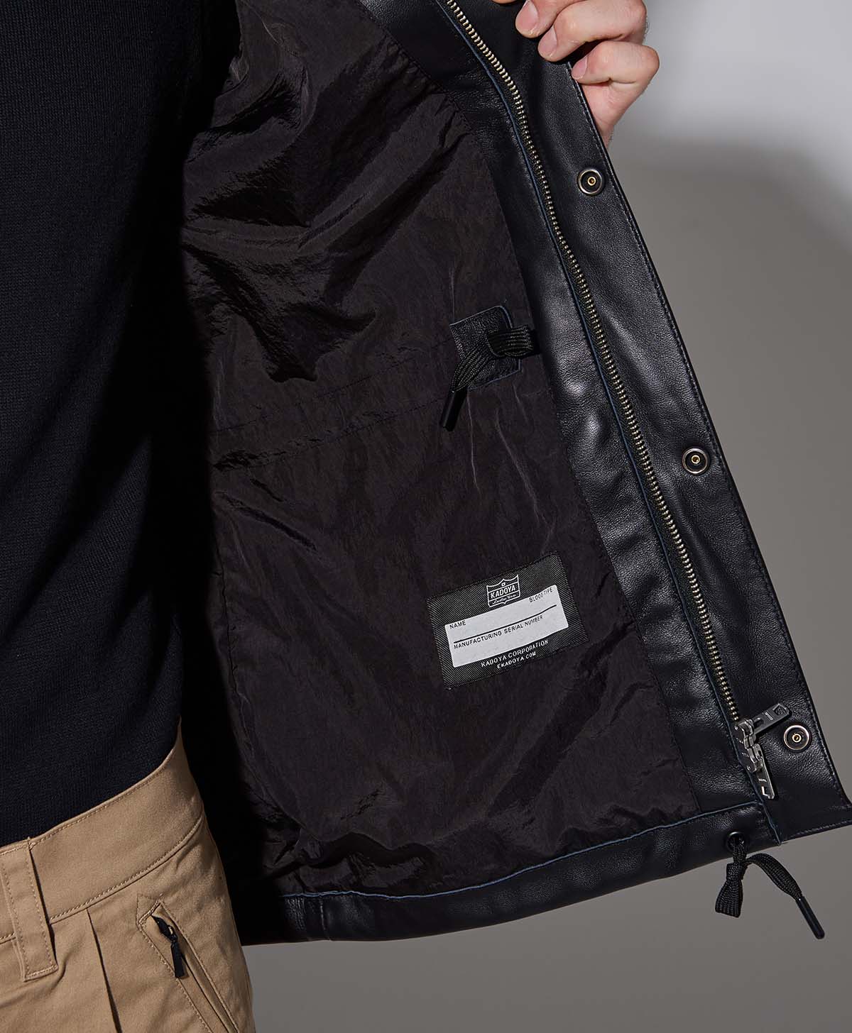 LEATHER COACH JACKET