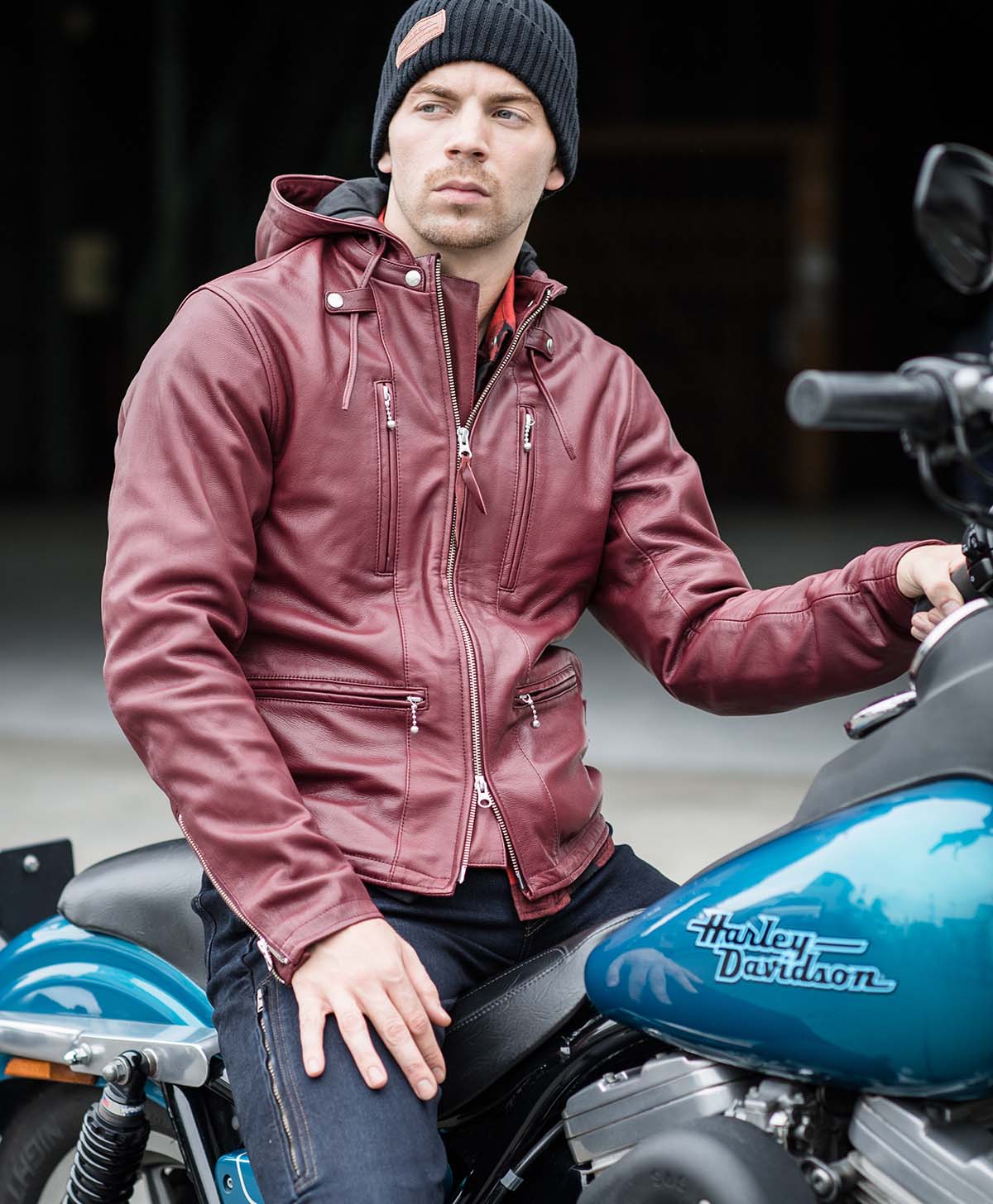 革ジャン フードレザージャケット｜カドヤ公式オンラインショップ