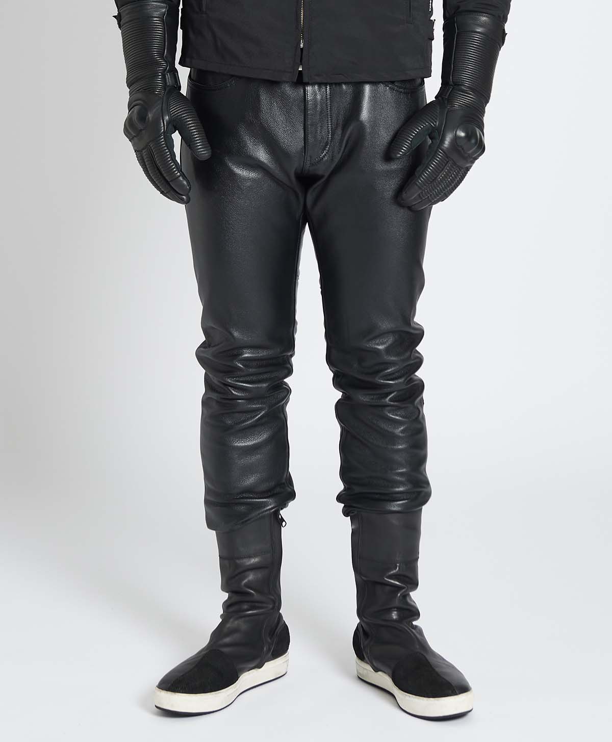 革パンツ スリム レザーパンツ｜カドヤ公式オンラインショップ
