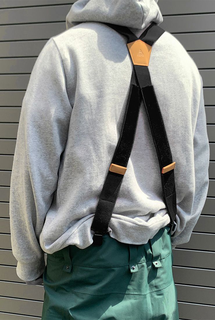 正規品 24-25 eb's エビス SUSPENDERS サスペンダー 伸縮 調整可能