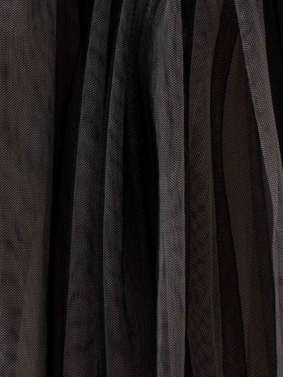 カーブシルエットニットコンビチュールフレアワンピース