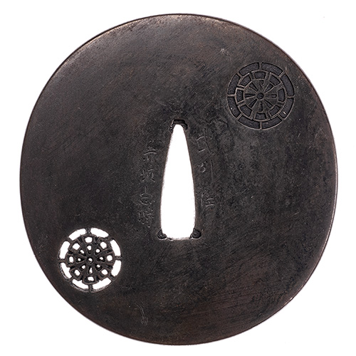 投げ桐図鍔 鍔(つば) 鐔 投げ桐図鍔 鍔(つば) 鐔