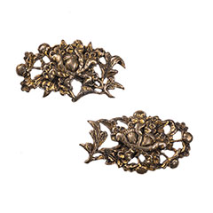 蝦夷 牡丹図目貫 特別保存刀装具 ｜日本刀販売は永楽堂