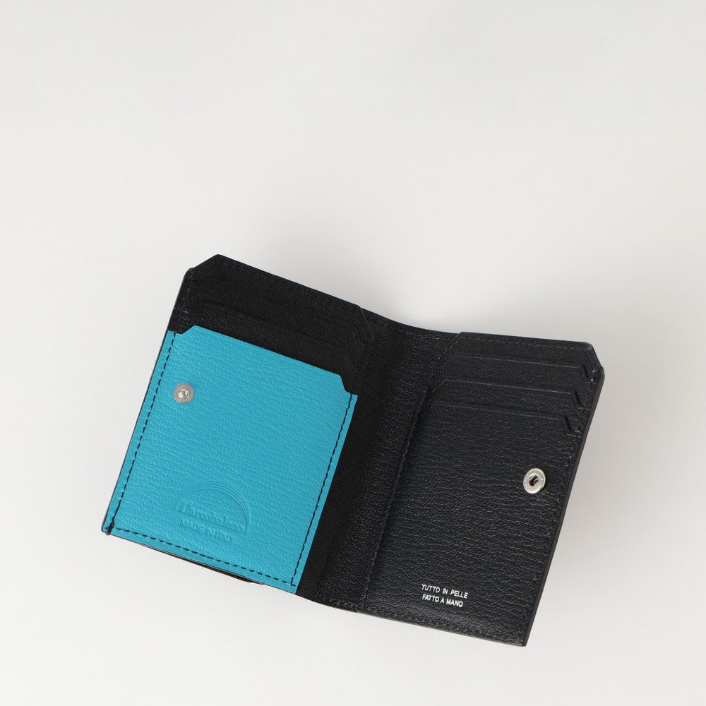 スマートカードウォレット BLACK*TURQUOISE | ラルコバレーノ公式通販