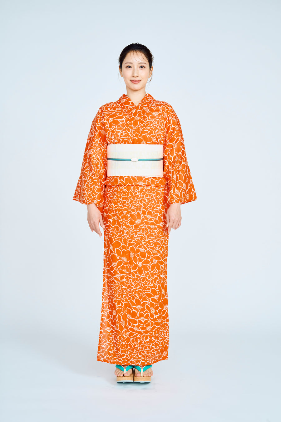 dita 浴衣 オレンジ Dita（ディータ） 浴衣 セット レディース 簡単