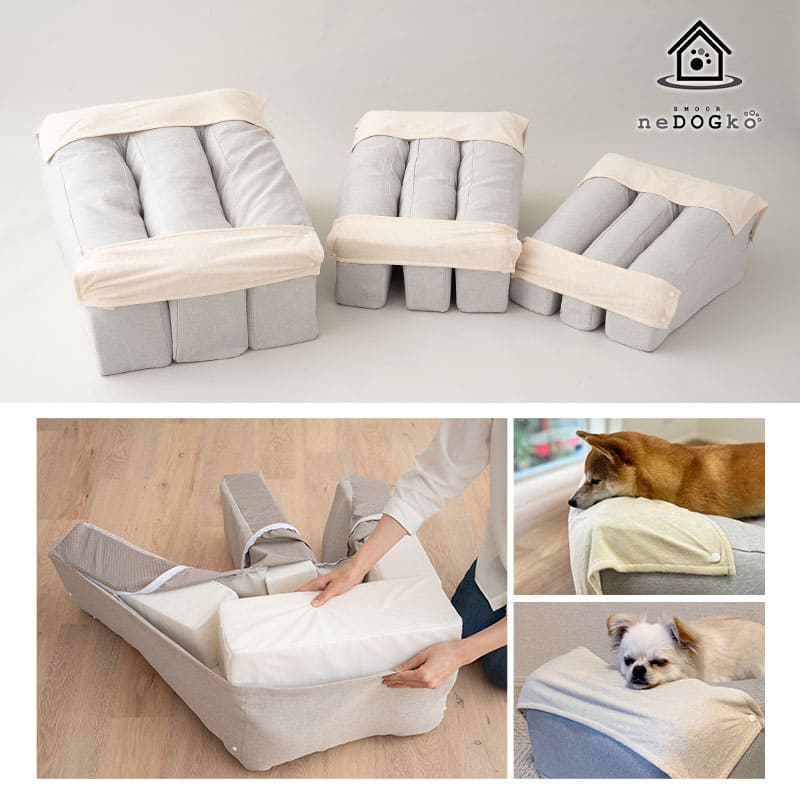 誤嚥・床ずれ防止 E字型 介護用ドッグベッド 防水カバー付き | 寝具