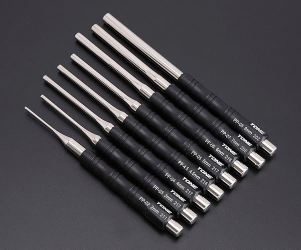 TONE ピンポンチセット ビニールパック入り 8点セット (PP800P