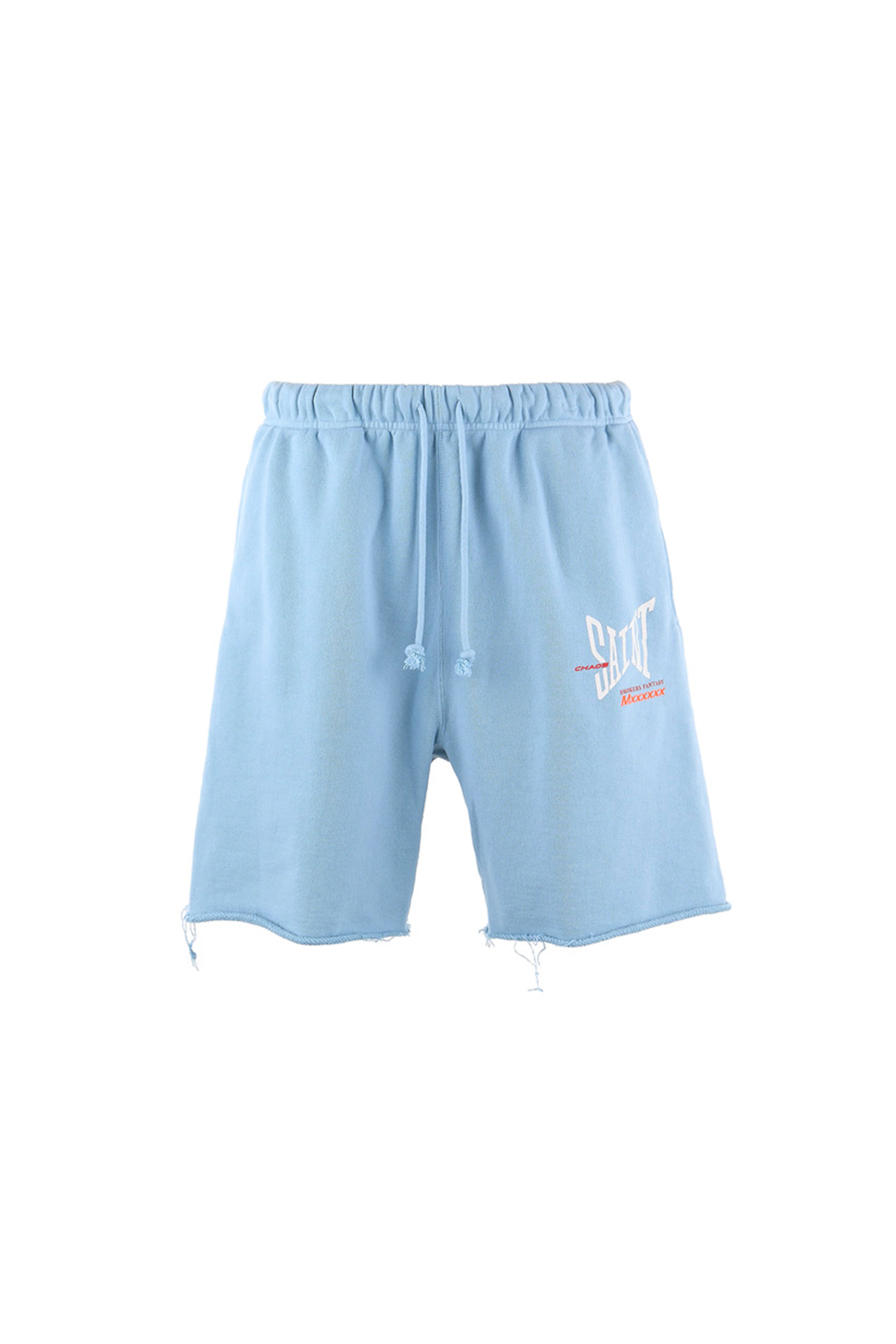 Saint Mxxxxxx / SWEAT SHORTS/ RIBON SAINT/BLU│正規通販elephants