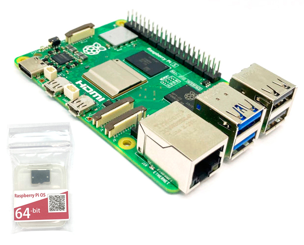 Raspberry Pi 5 / 8GB / Raspberry Pi OS インストール済みSD付