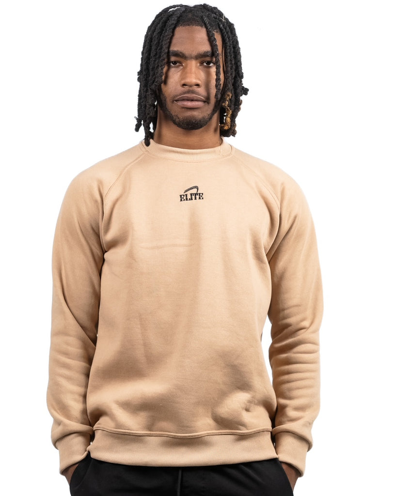 Elite CREWNECK SWEATSHIRT - Desert Sand – ELITE BY ECW - Team Sports