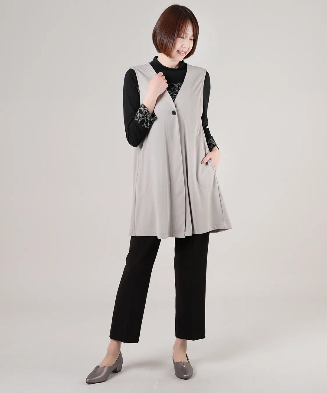 ラティフィDRYロングベスト KANSAI BIS(カンサイビス) 公式ストア 50代