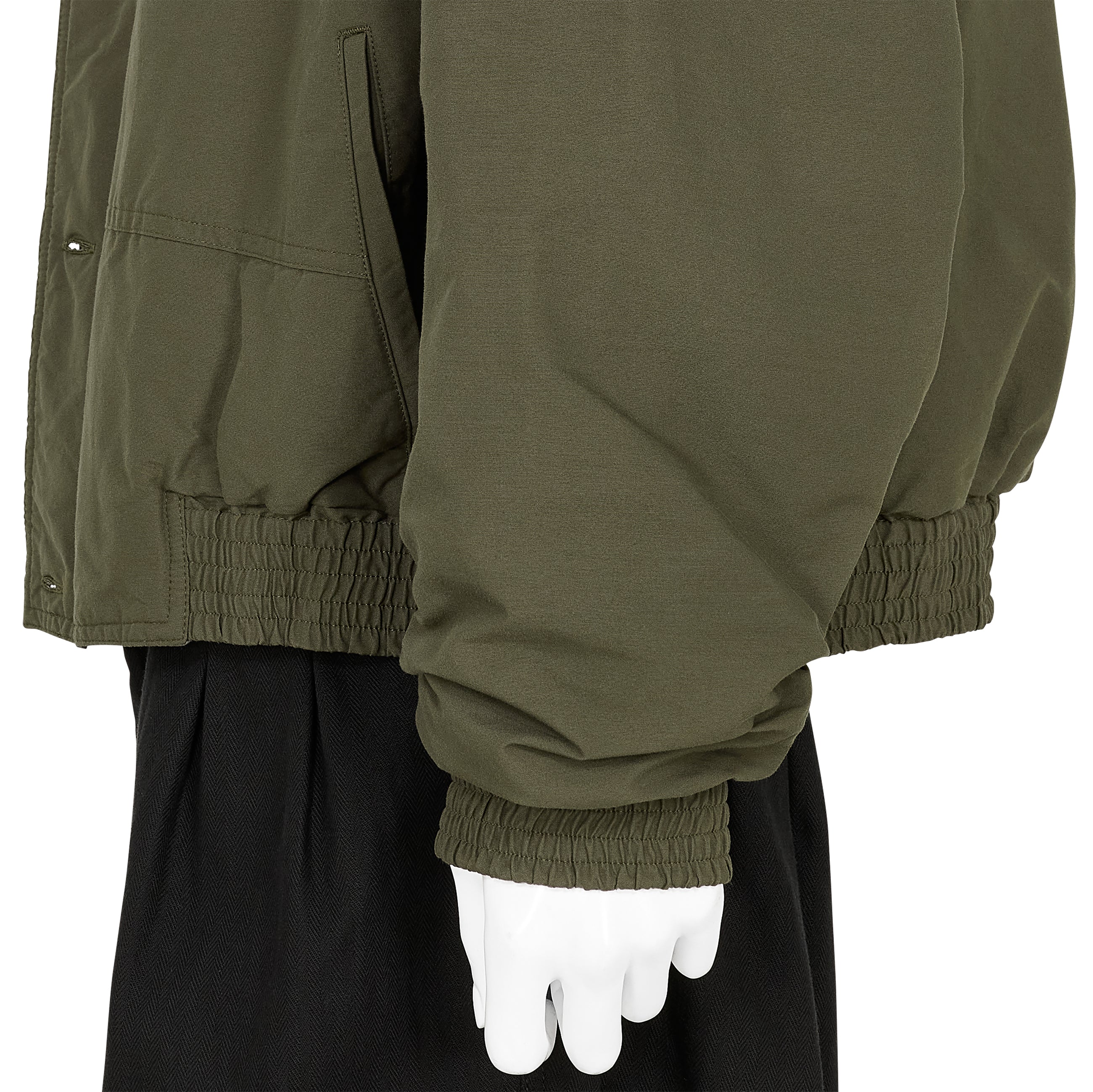 KATHARINE HAMNETT COLLABORATION SHORT BLOUSON OLIVE - YOKE(ヨーク