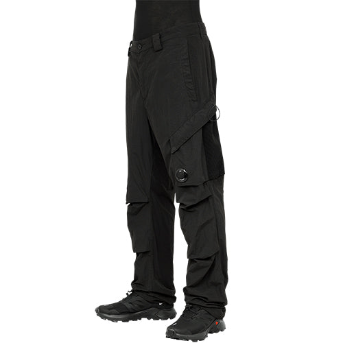 50 FILI STRETCH CARGO PANTS BLACK - C.P. COMPANY(シーピー