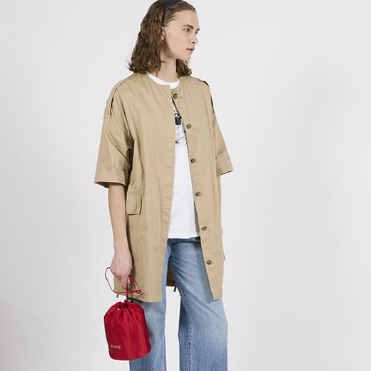 Col Pierrot(コル ピエロ)｜ドルマンスリーブシャツ/ブラック の通販