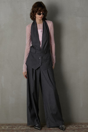 prank project オールインワン ジャンプスーツ ストライプ S PRANK