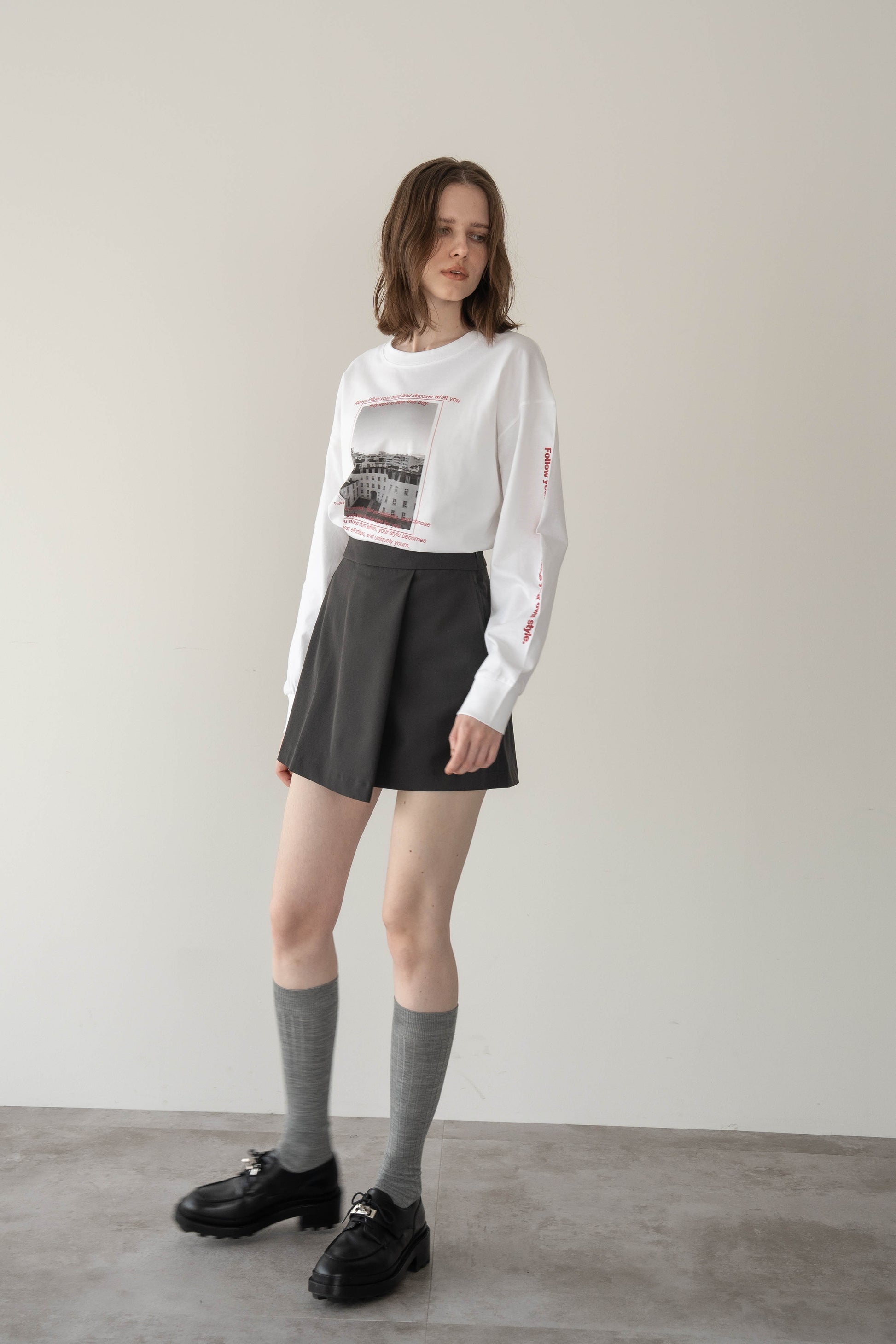 スコート【GRAY】 – ELLIE