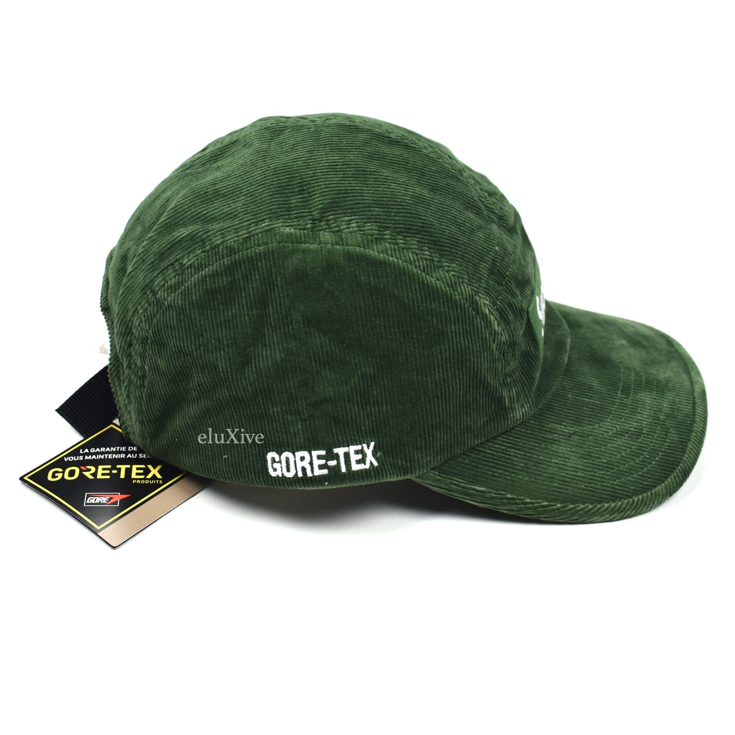 Supreme - Light Green Box Logo Corduroy Camp Cap Hat (SS18) – eluXive