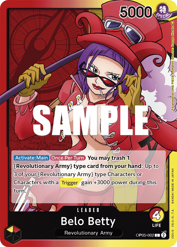 Red/Yellow) Belo Betty − FEATURE｜ONE PIECE CARD GAME - Official
