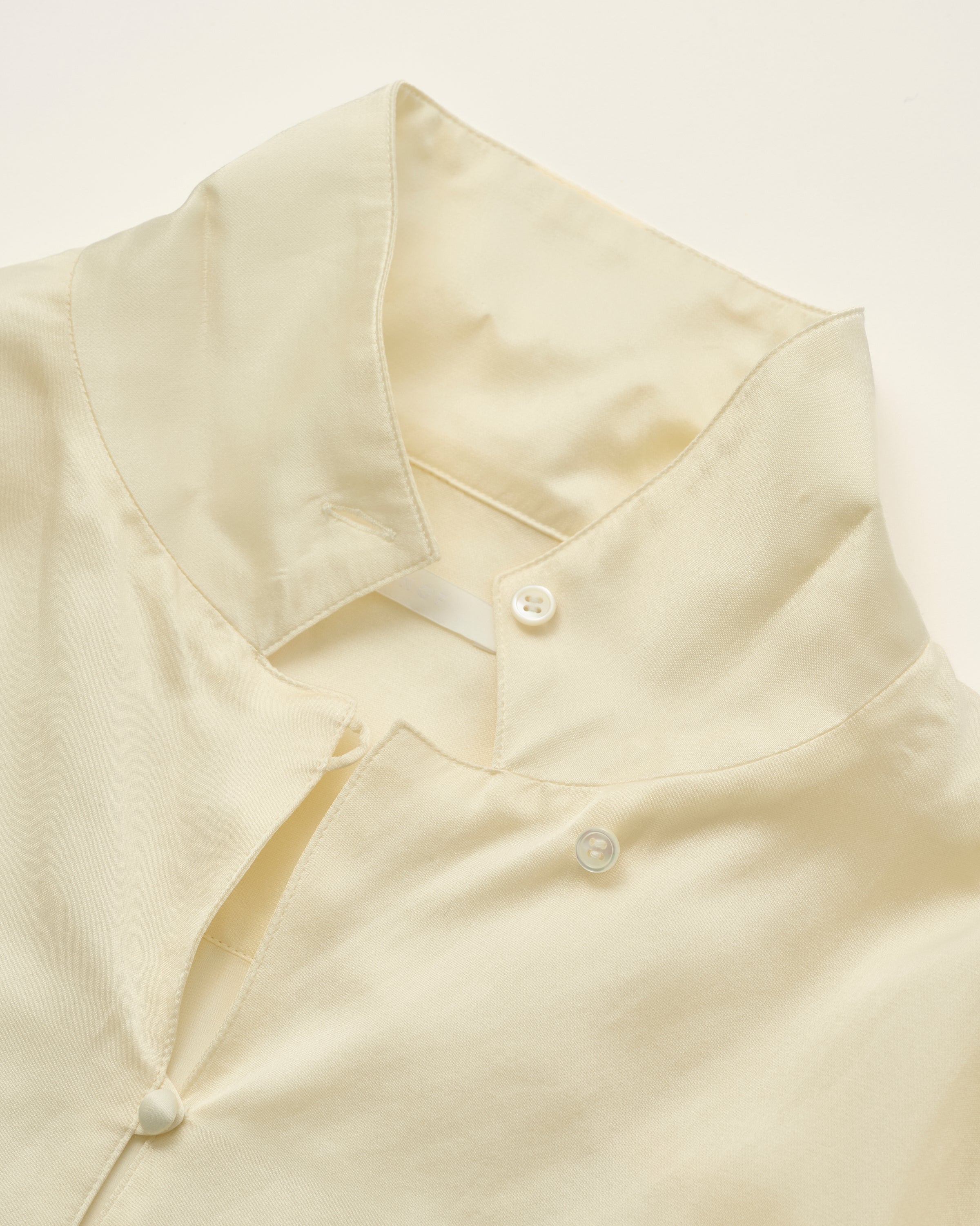 enof silk shirt EN24SH060104 Ecru エクリュ