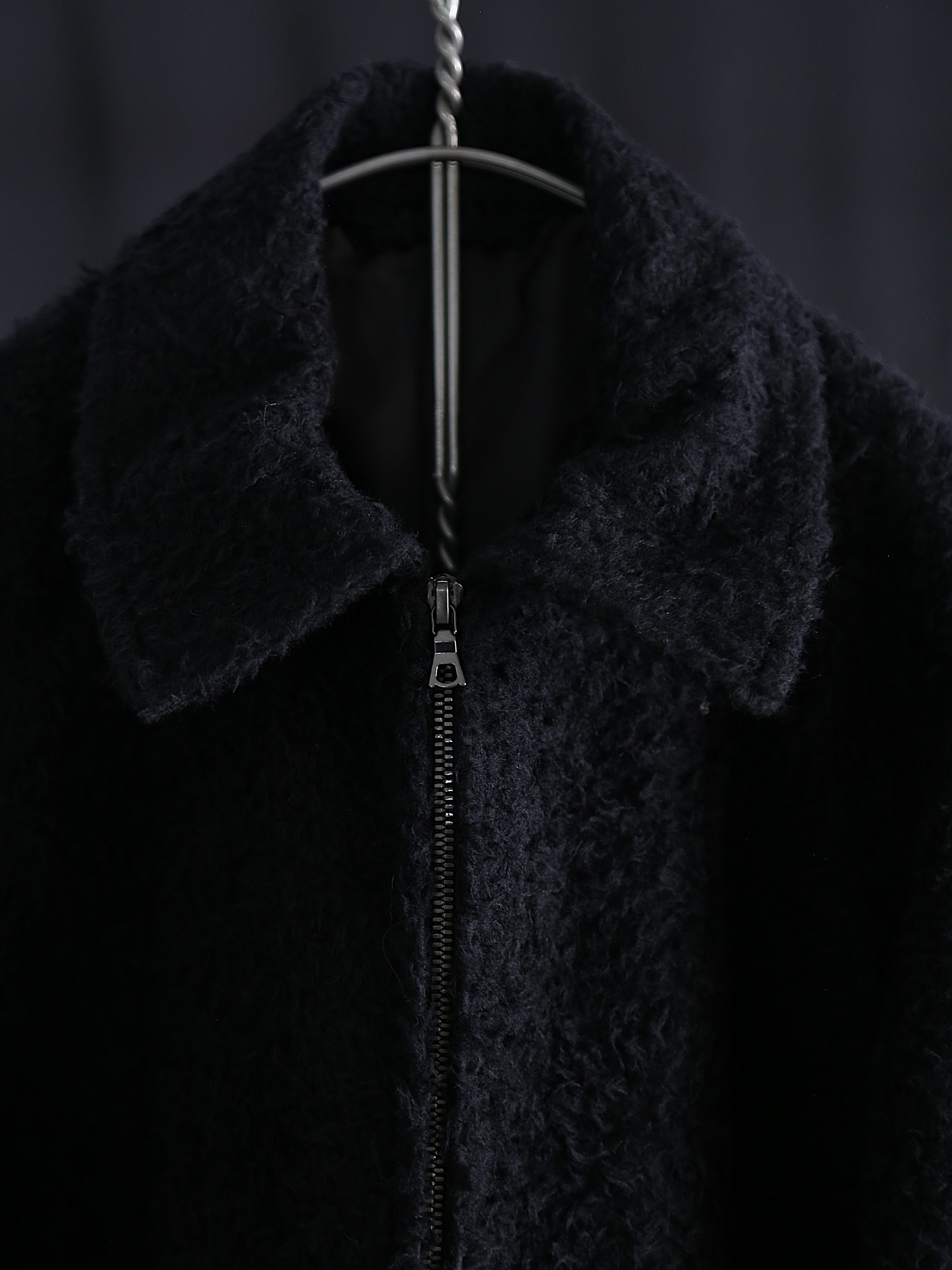 blurhms for END ON END.】Brushed Wool Zip Short Jacket EX (Mens