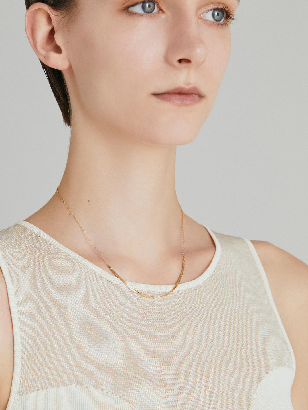 へリンボーン K18 チェーンネックレス | ENEY エネイ – ENEY公式