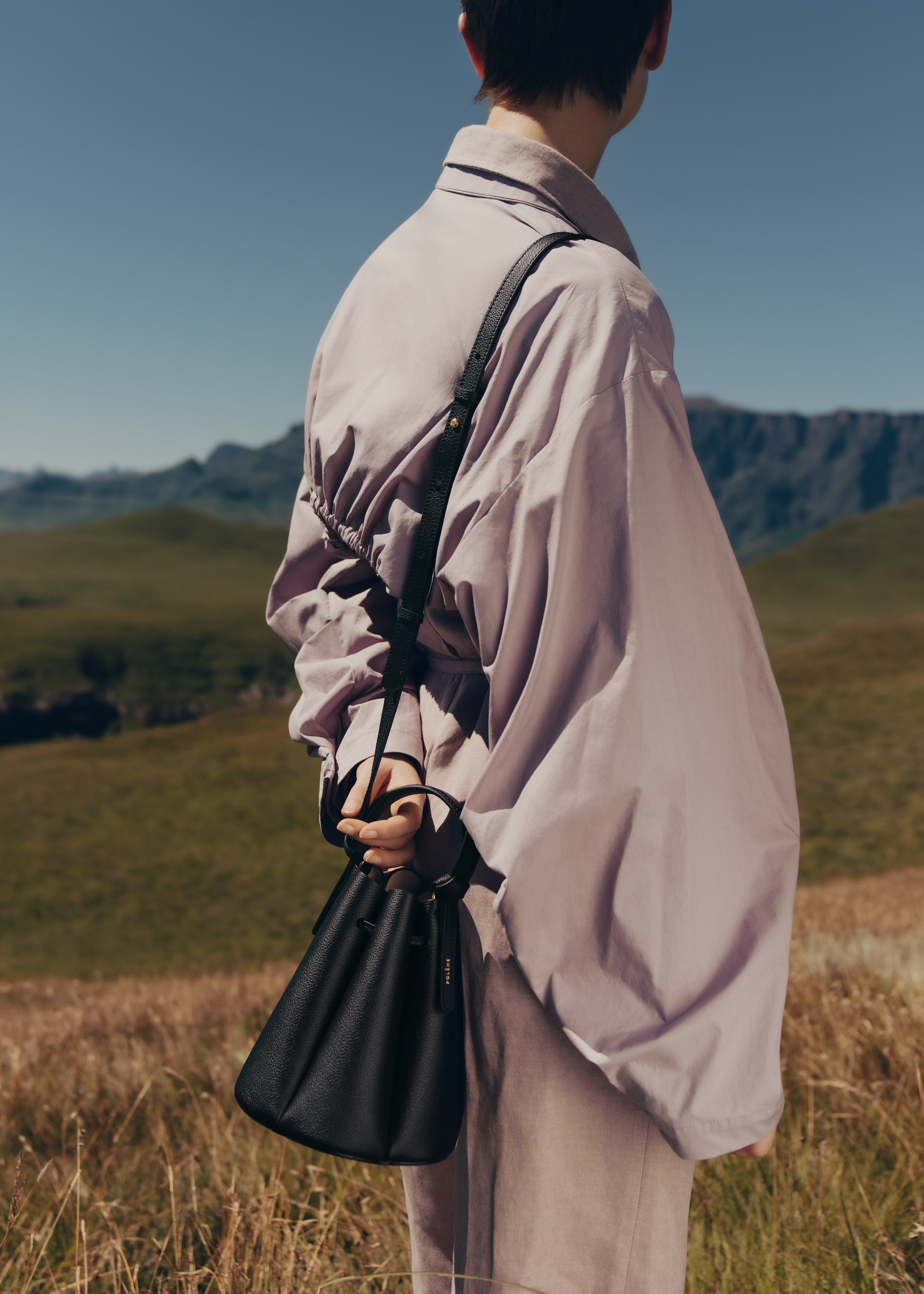 Polène | Bag - Numéro Huit Mini - Textured Black