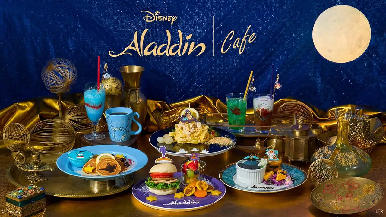 Magical new Disney's Aladdin collab cafe opens across Japan this June