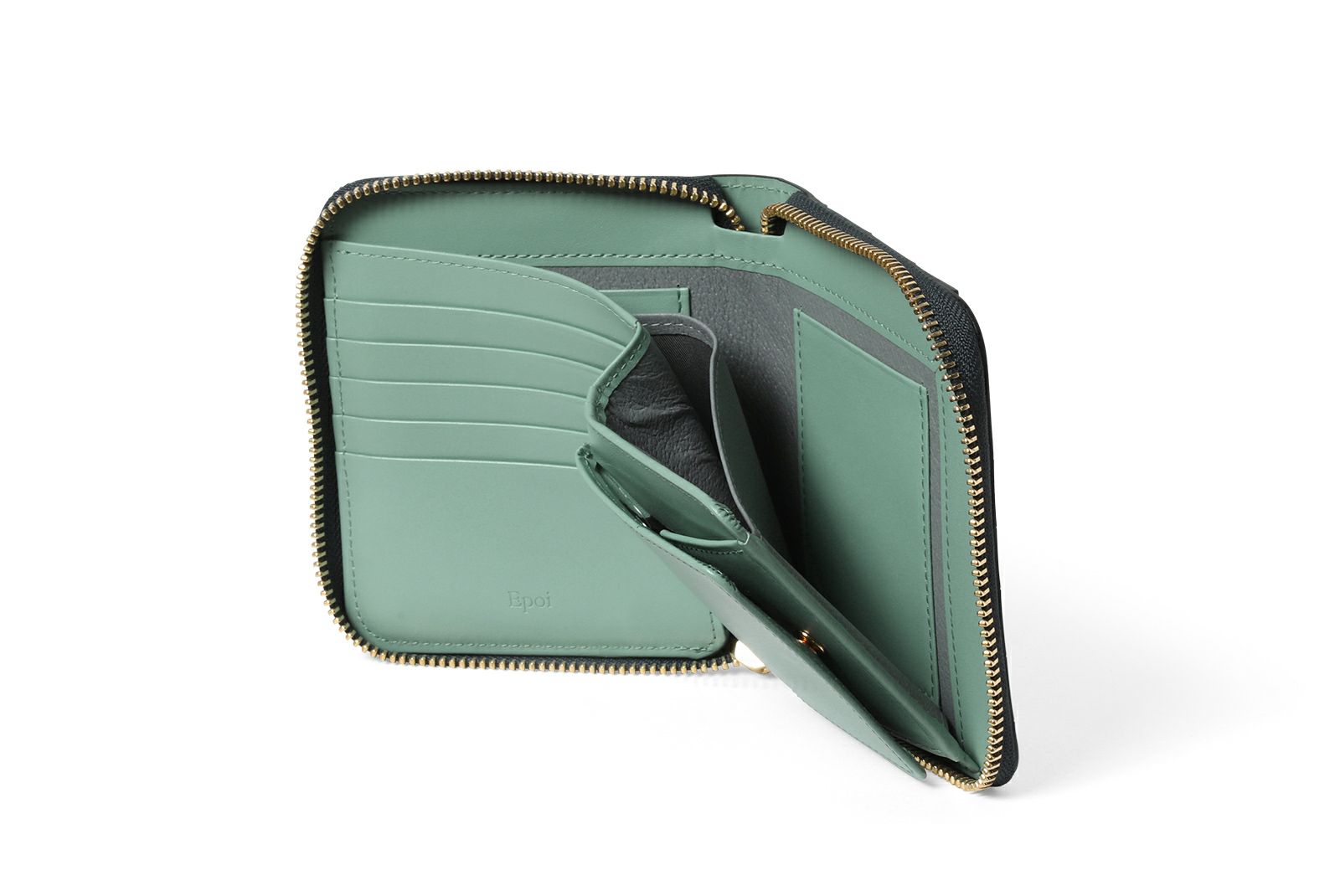 タイル ミドルラウンドファスナー二つ折り財布 | Epoi(エポイ) 公式