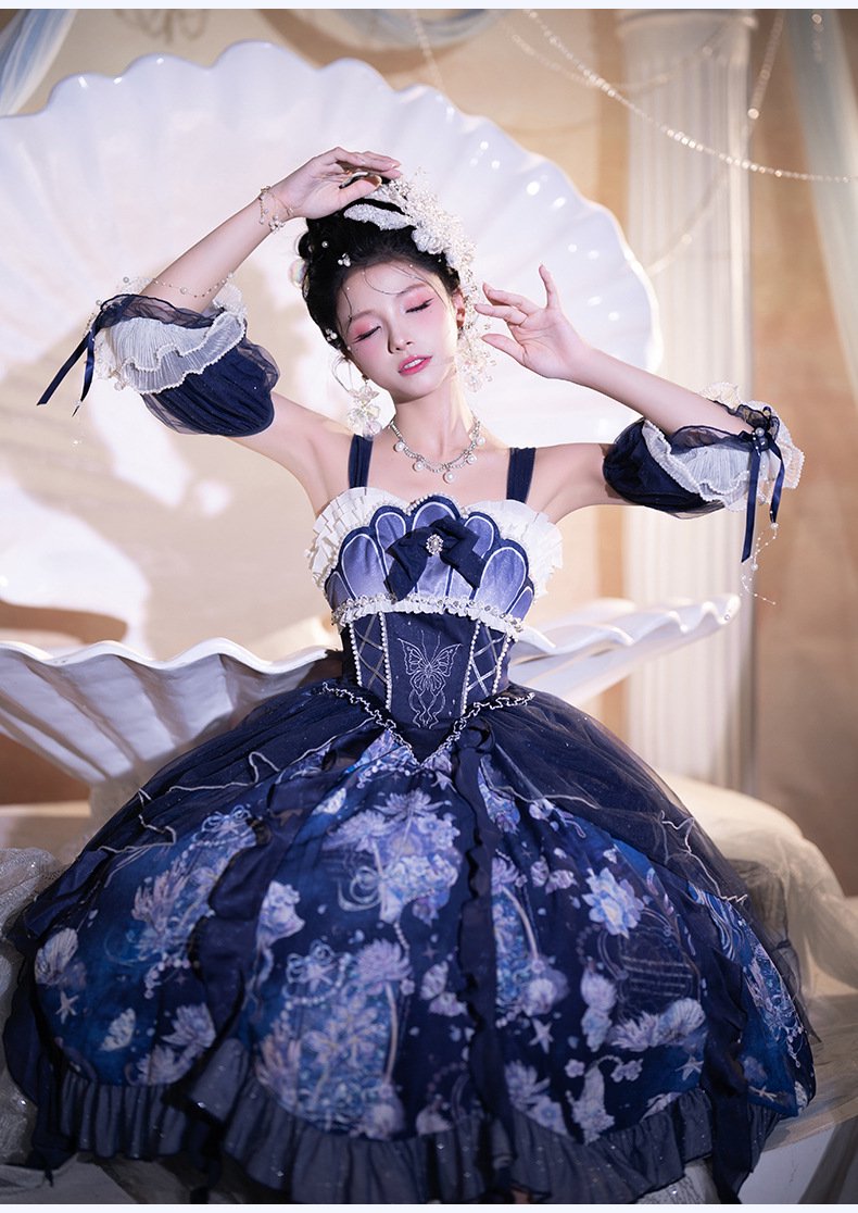 深海海月 ジャンパースカートセット【Melonshow】 – Epetice