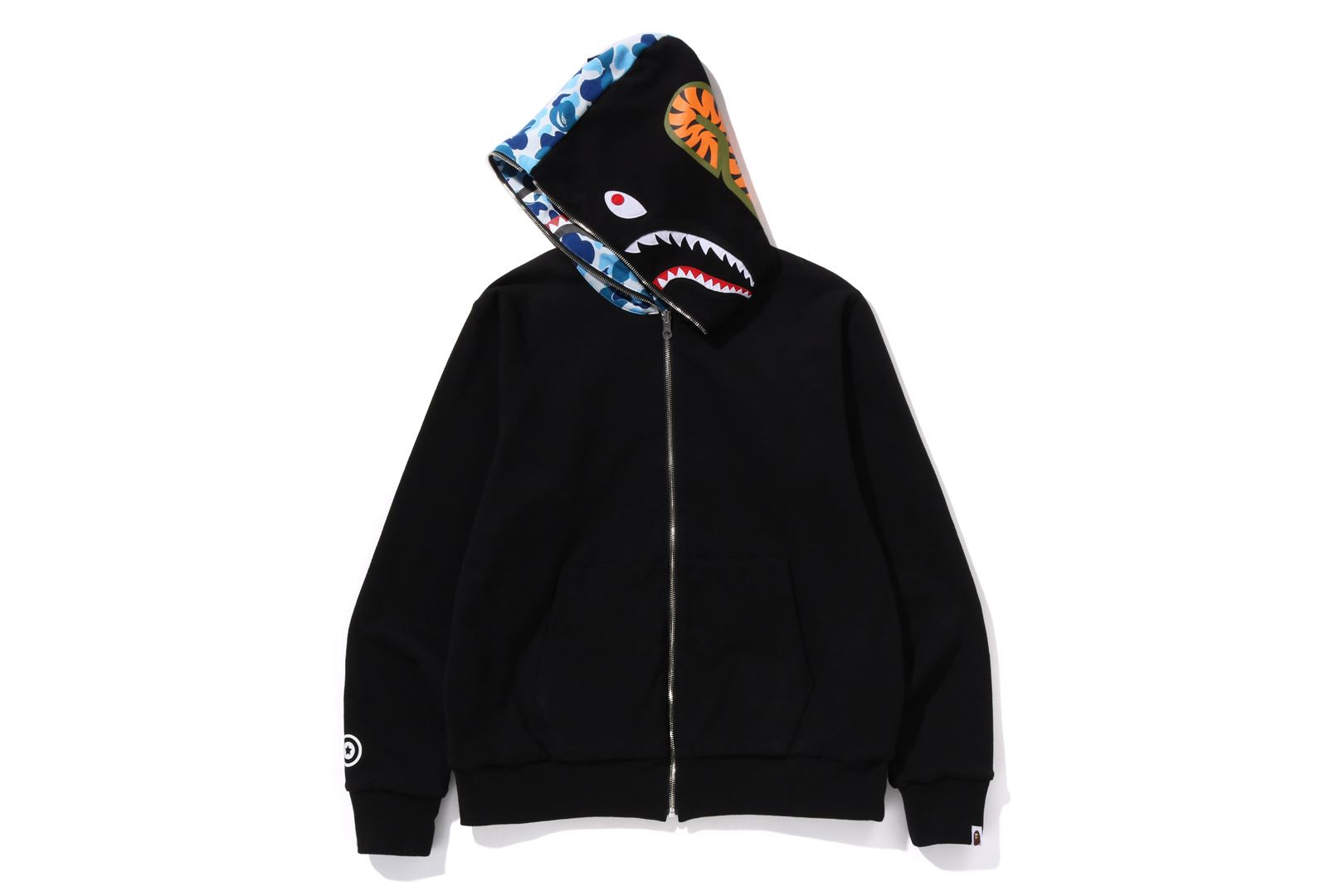 ABC CAMO REVERSIBLE SHARK FULL ZIP HOODIE – eu.bape.com