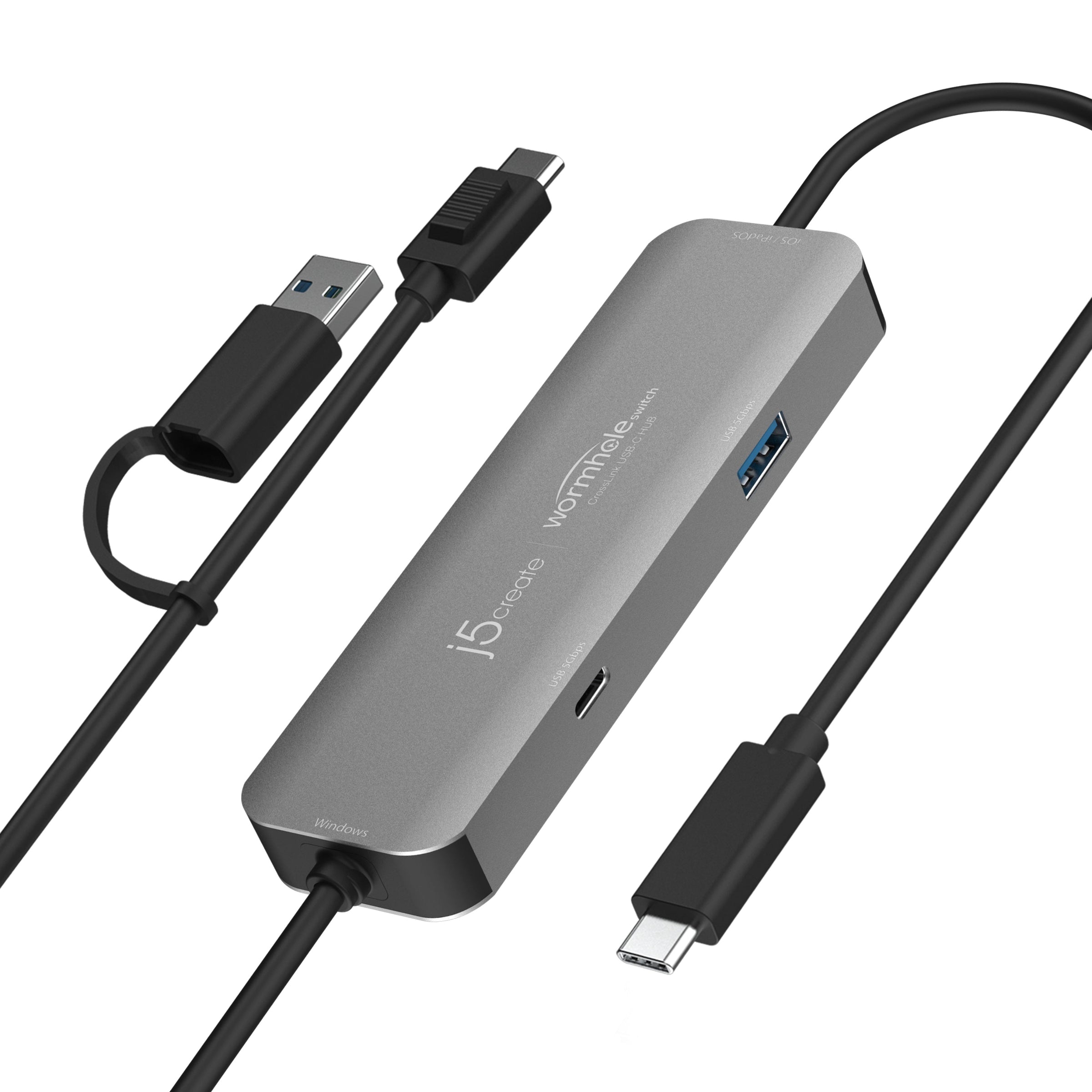 Wormhole Switch™ CrossLink USB-C® HUB – j5create Europe