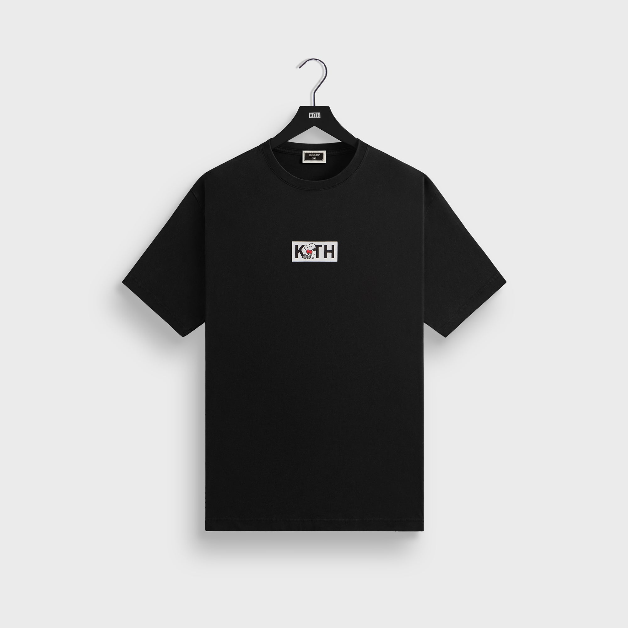 Kith for Peanuts Snoopy Classic Logo Tee - Black – Kith Europe