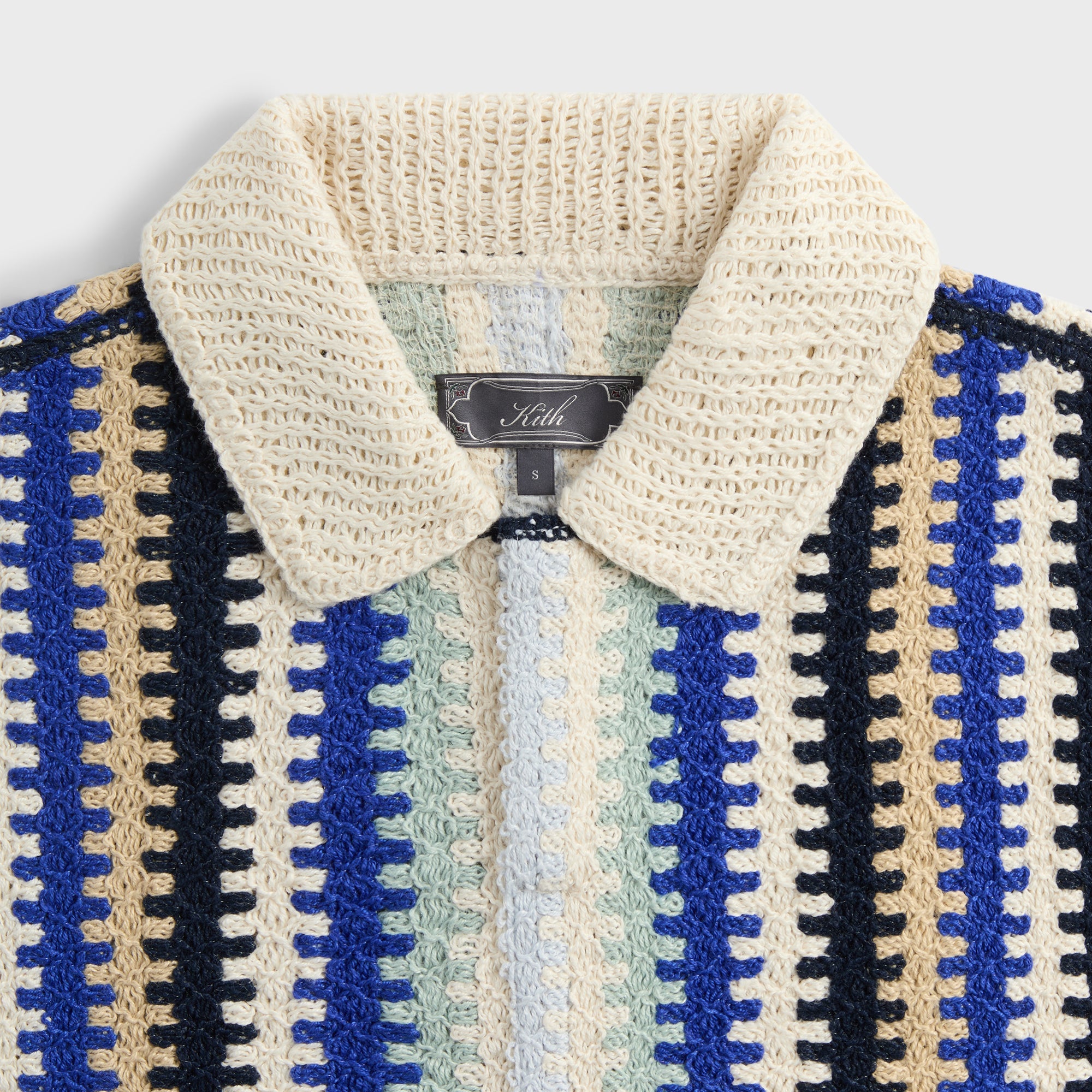 Kith Short Sleeve Keyon Crochet Pullover - Multi – Kith Europe