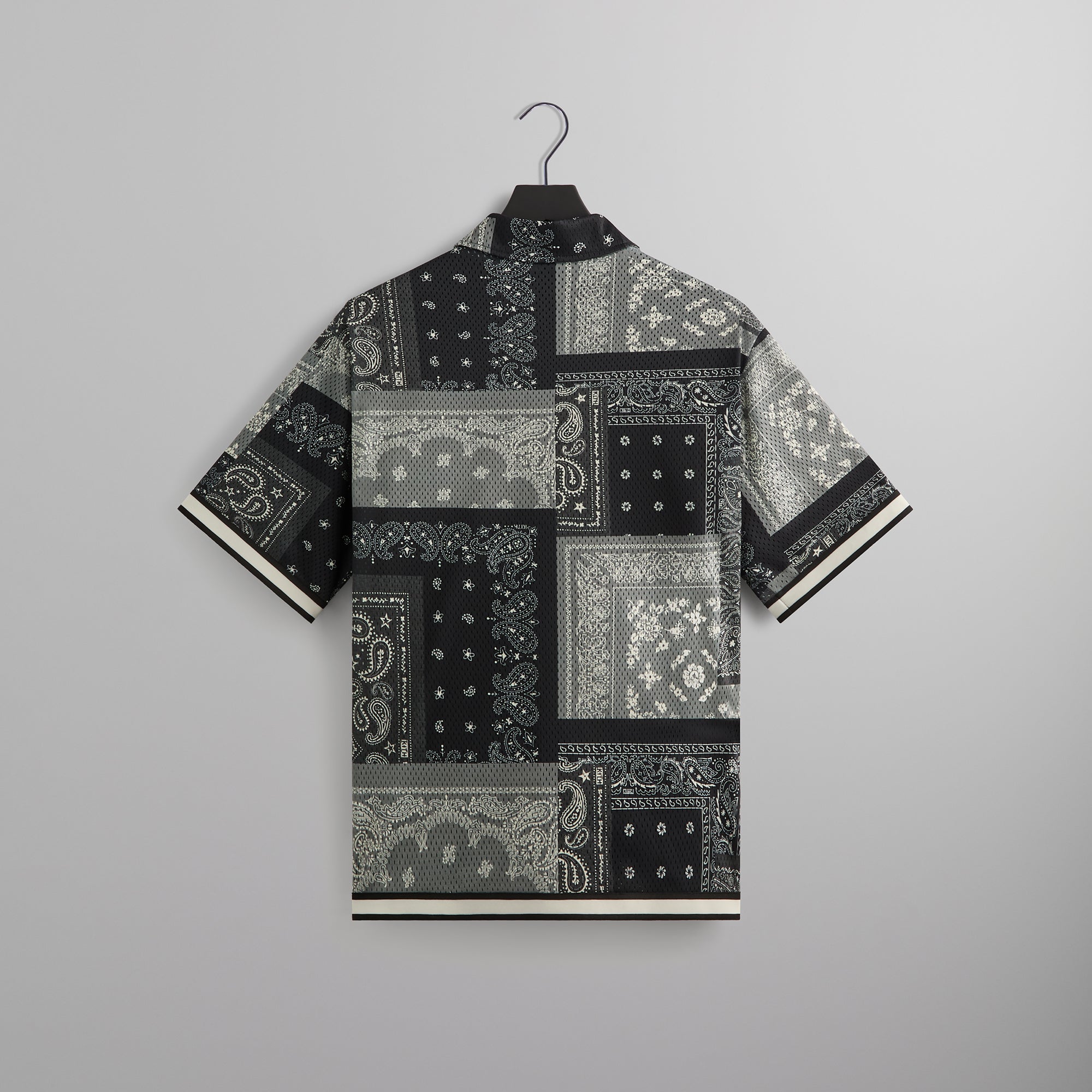 Kith Printed Mesh Woodpoint Shirt - Black – Kith Europe