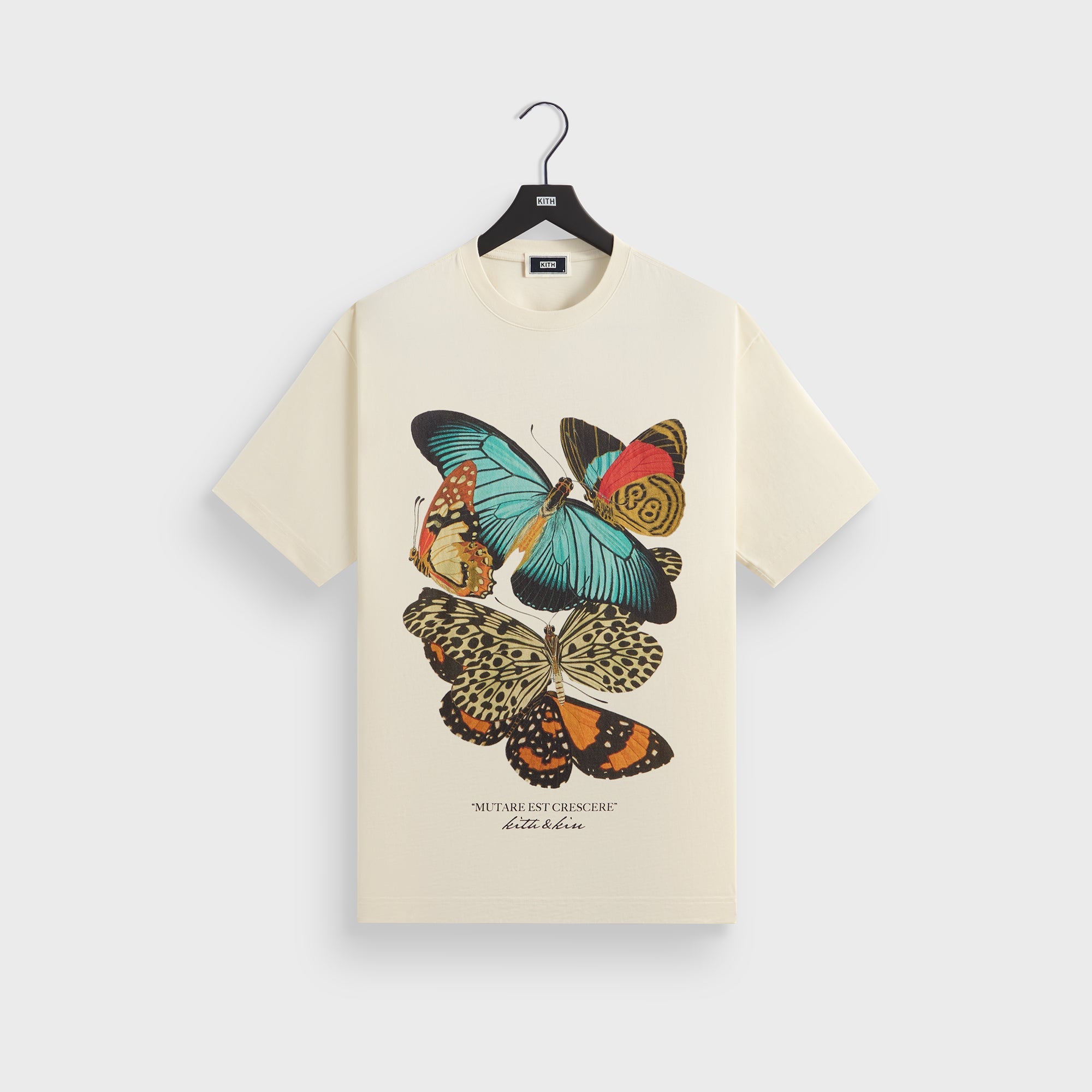 Kith Butterfly Vintage Tee - Sandrift – Kith Europe