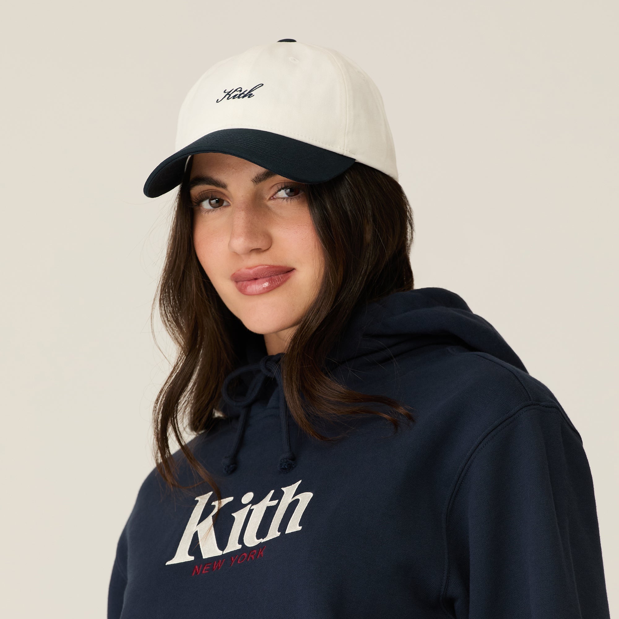 Kith Women Script Logo Classic Cap - Nocturnal – Kith Europe