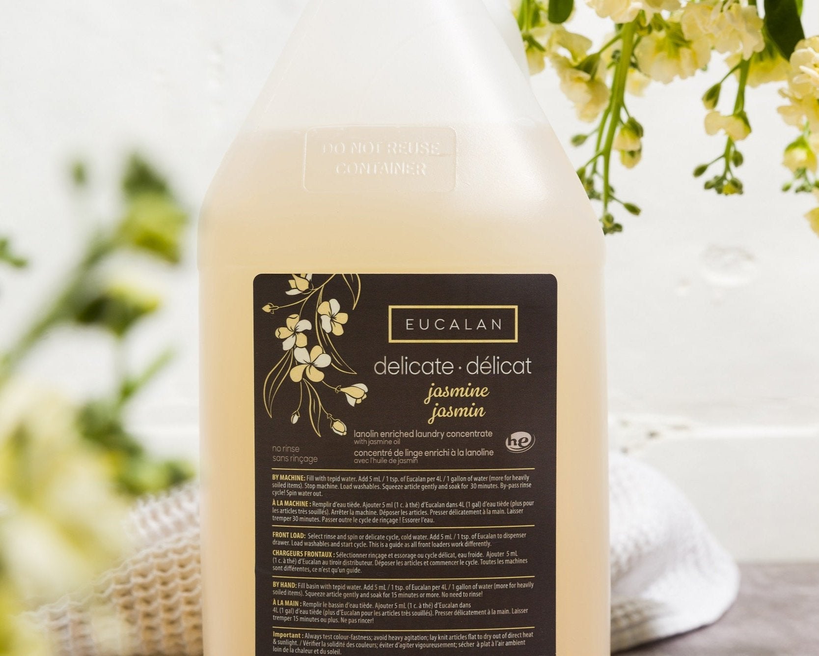 ユーカラン ジャスミン 4L ポンプ付き - 大容量詰め替え用デリケート